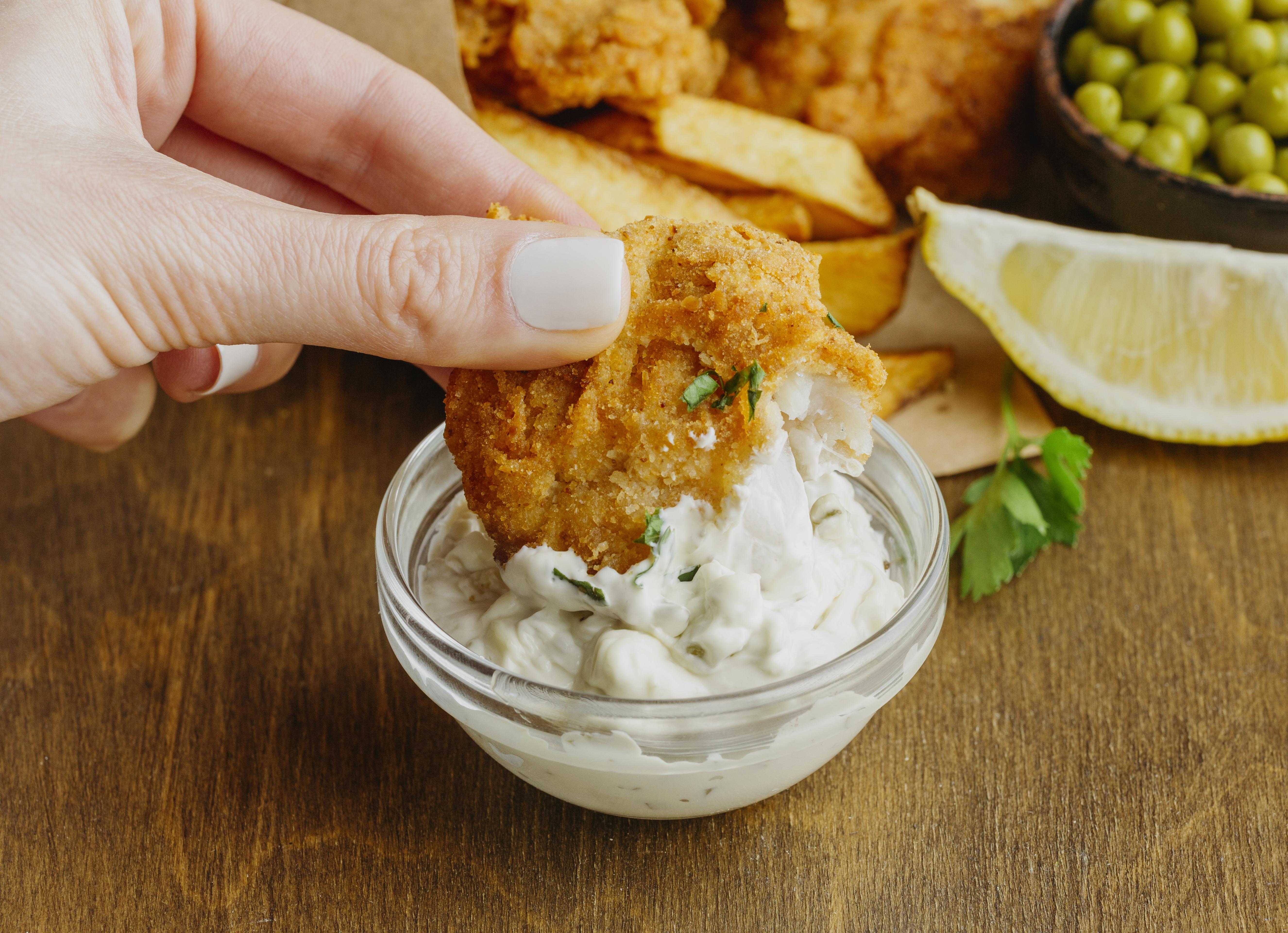 Crispy Fried Fish with Creamy Dip - Miami Magic AU