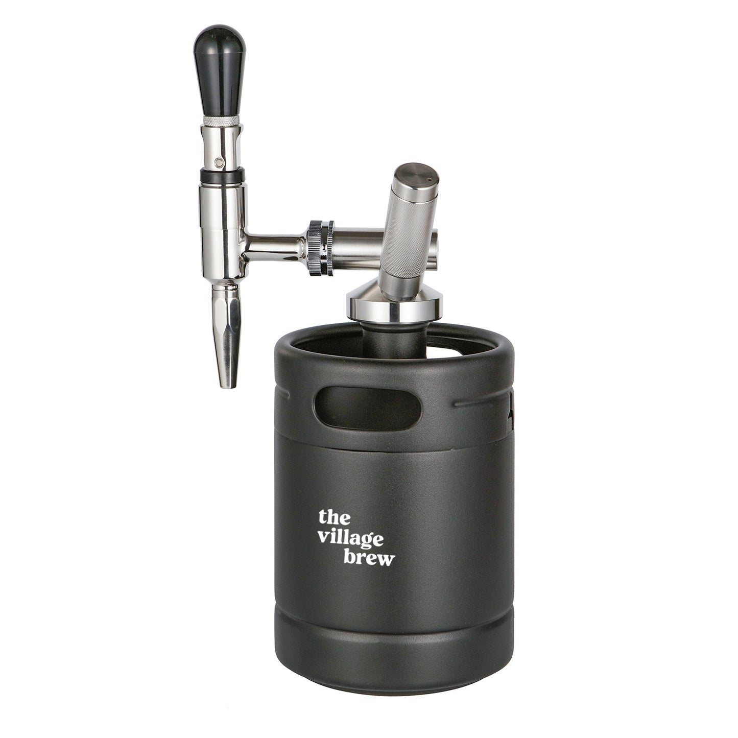 Village Brew Nitro Coffee 2L dimple black mini keg