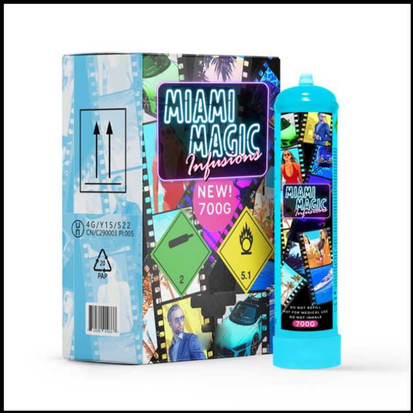 Miami Magic Infusions 700g N2O Cannister