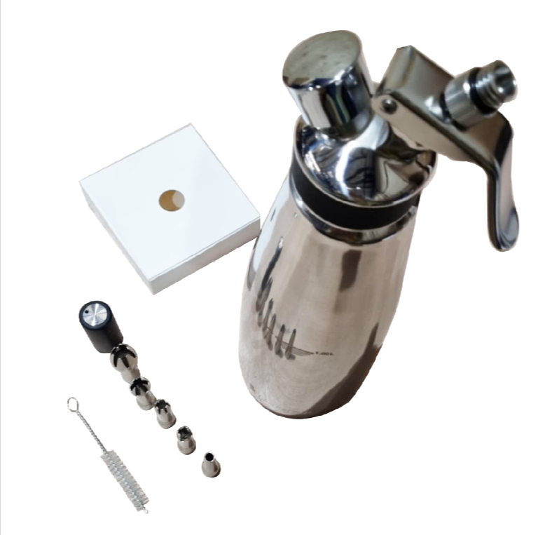 QuickWhip / OSJ PRO Chef range Cream Dispenser 0.5L – FULL STAINLESS STEEL