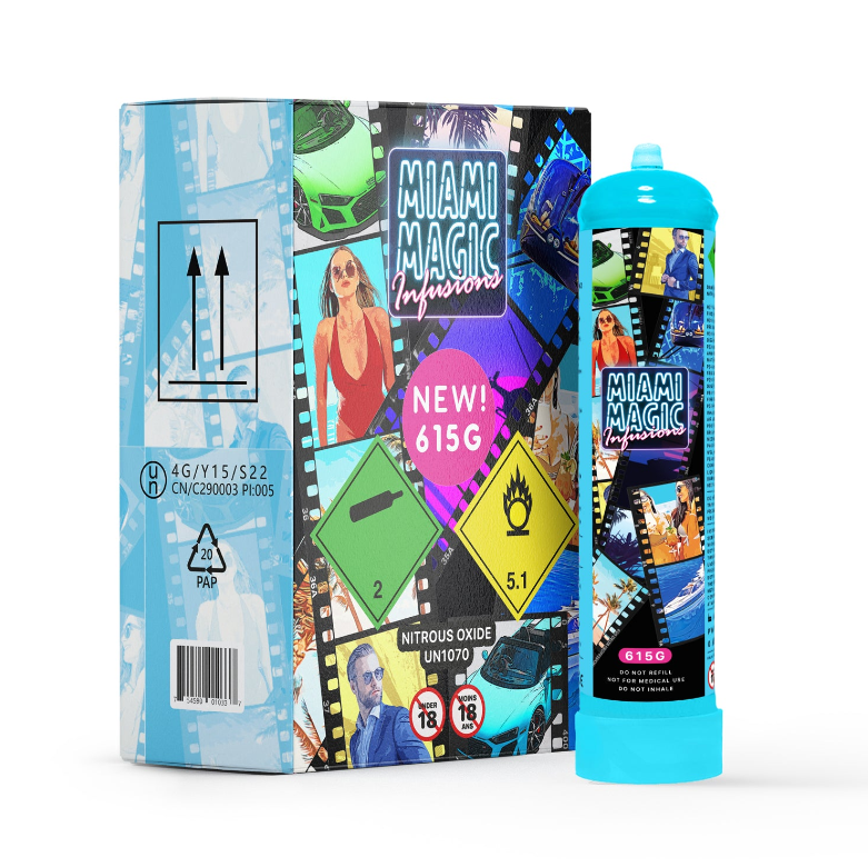 Wholesale Miami Magic Infusions 700g N2O Cannister