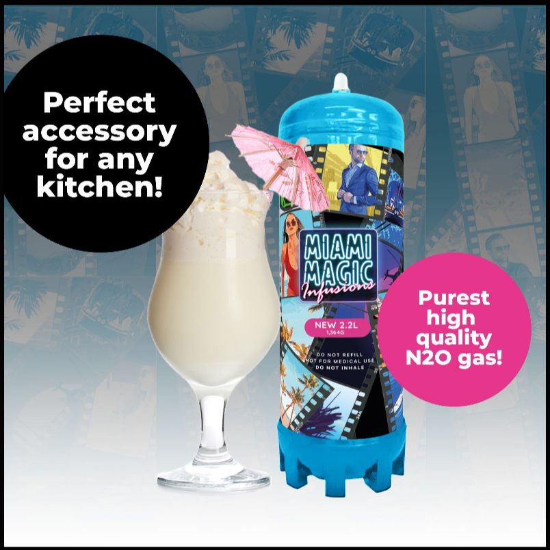 Wholesale Miami Magic Infusions 700g N2O Cannister