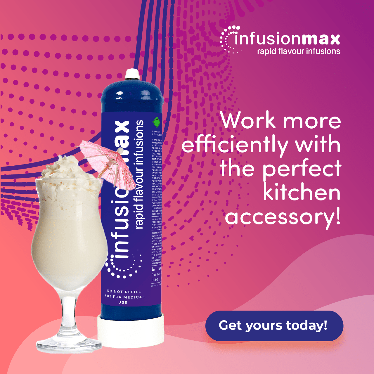 Infusionmax Whipped Cream Charger