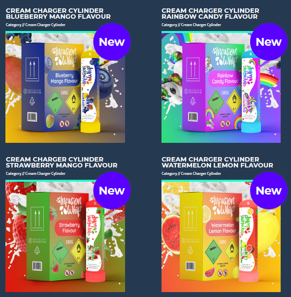 580g Blueberry Mango Flavoured Cannister