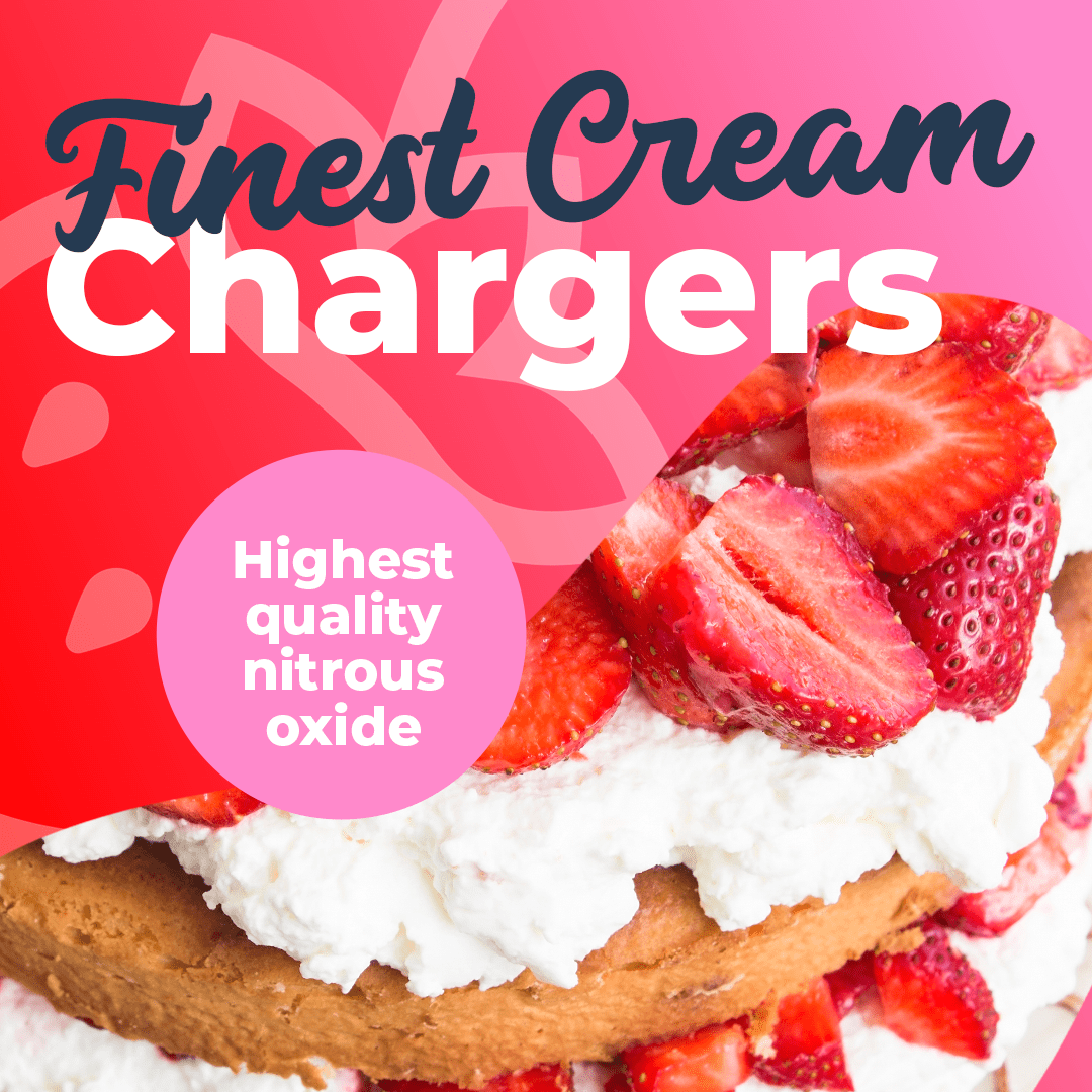Strawberry Flavour Cream Chargers