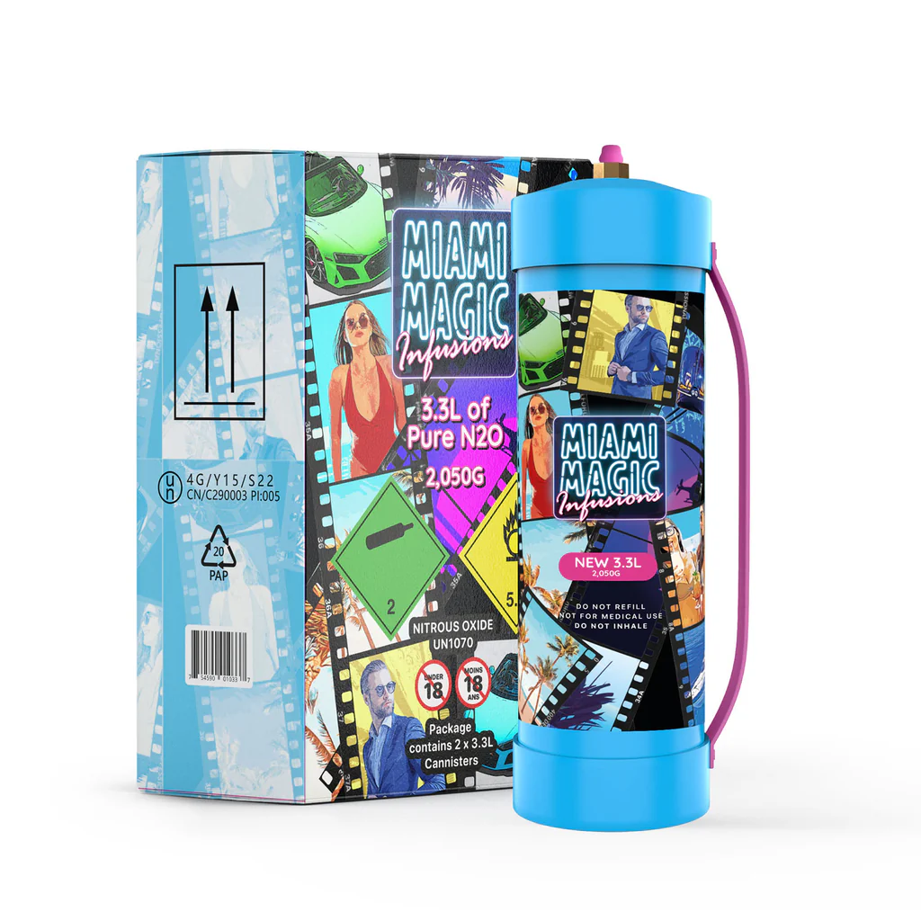 Miami Magic 4.5L N2O cylinder for whipped cream and infusion use in Australia