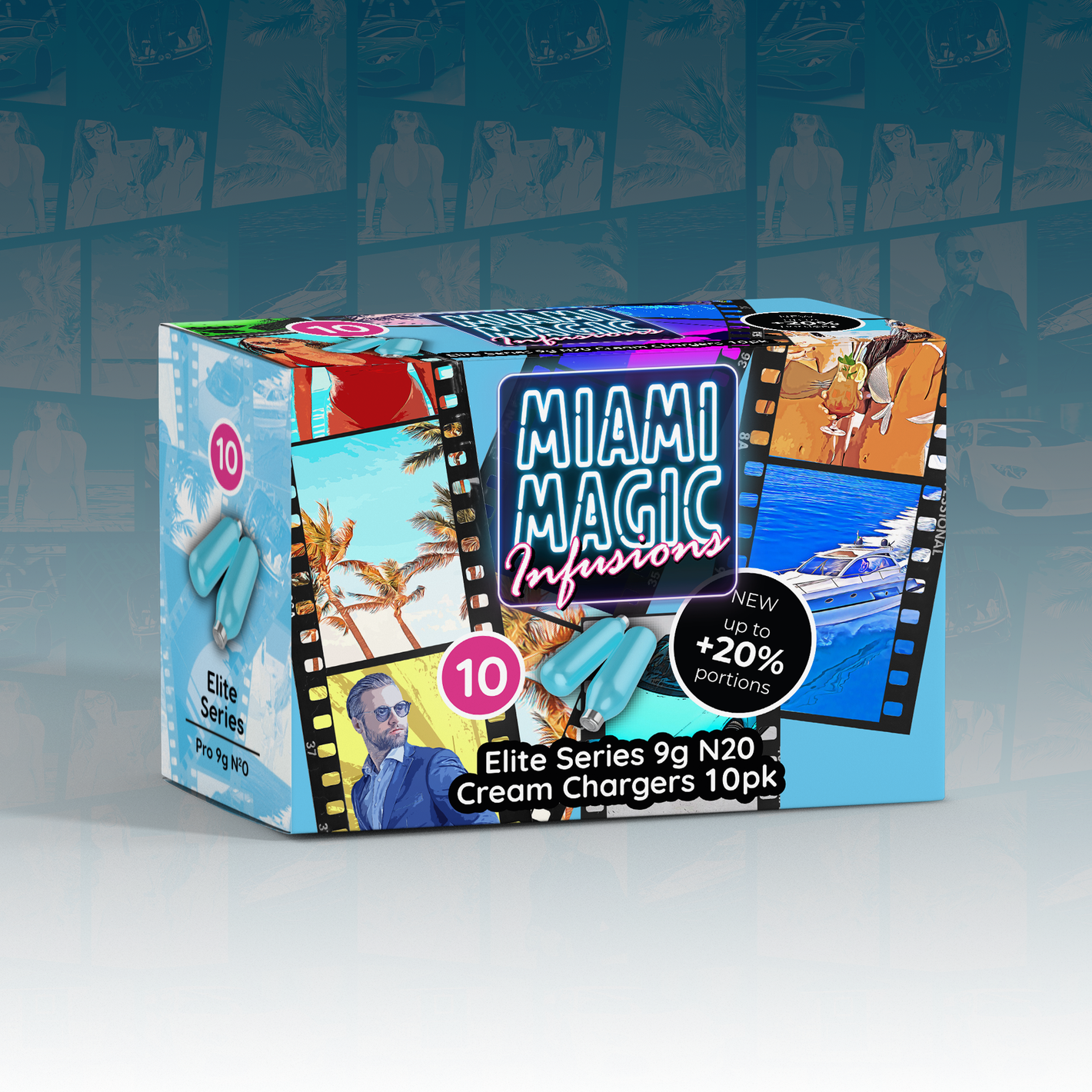 Miami Magic Infusions Cream Chargers