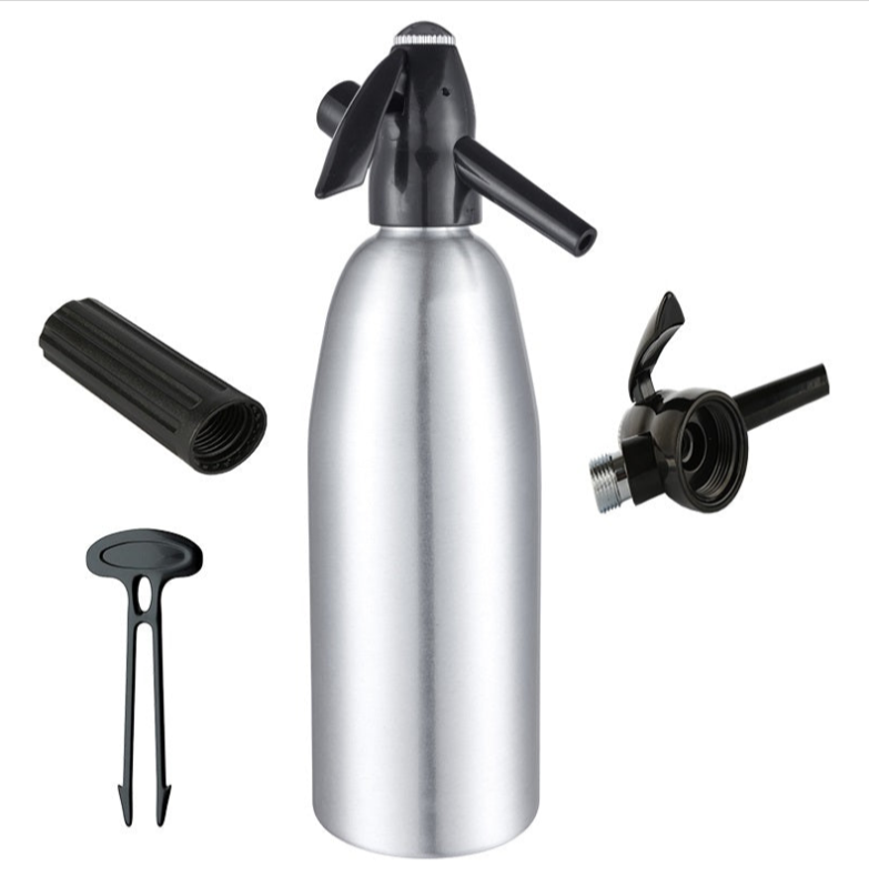 1000ml Quickwhip PRO Soda Syphon - Stainsless Steel