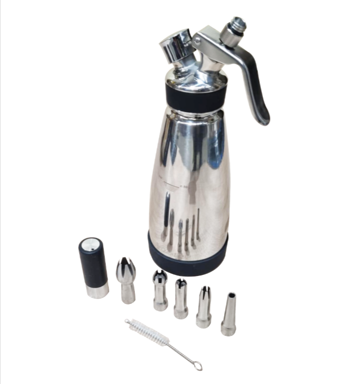QuickWhip / OSJ PRO Chef range Cream Dispenser 0.5L THERMO – FULL STAINLESS STEEL