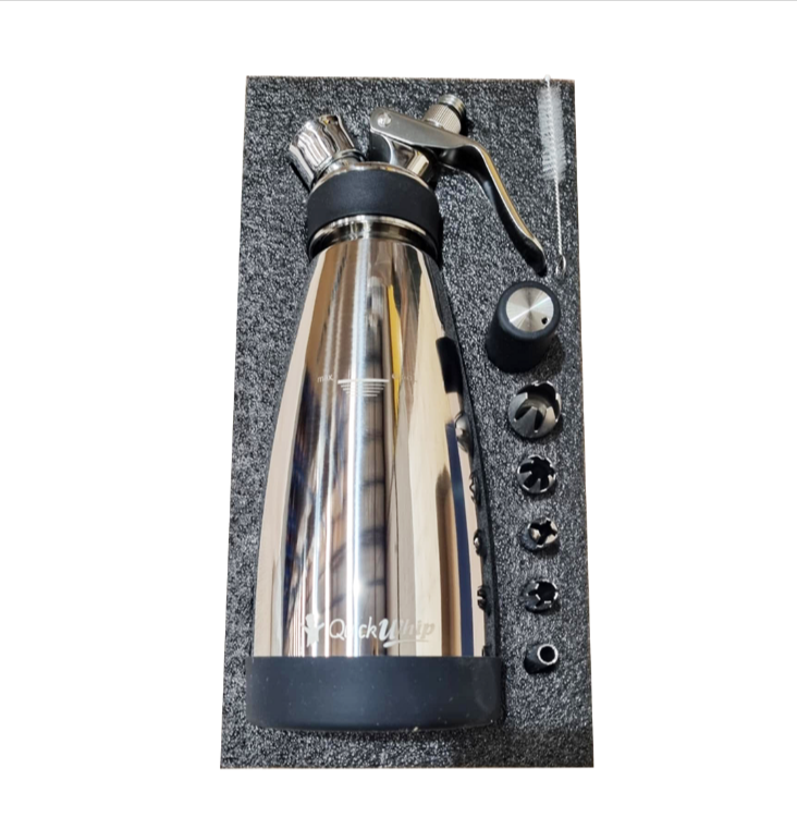 QuickWhip / OSJ PRO Chef range Cream Dispenser 0.5L THERMO – FULL STAINLESS STEEL