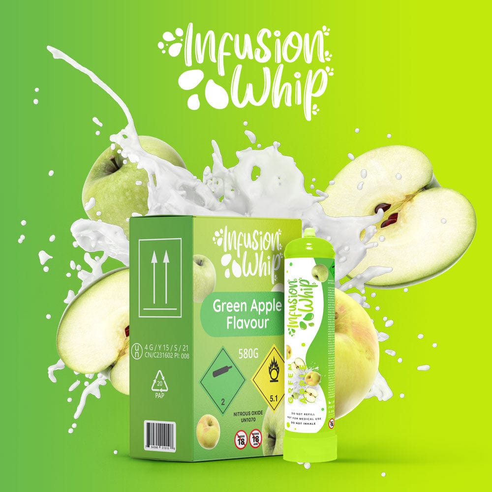 Green Apple N2O Cream Charger Canister