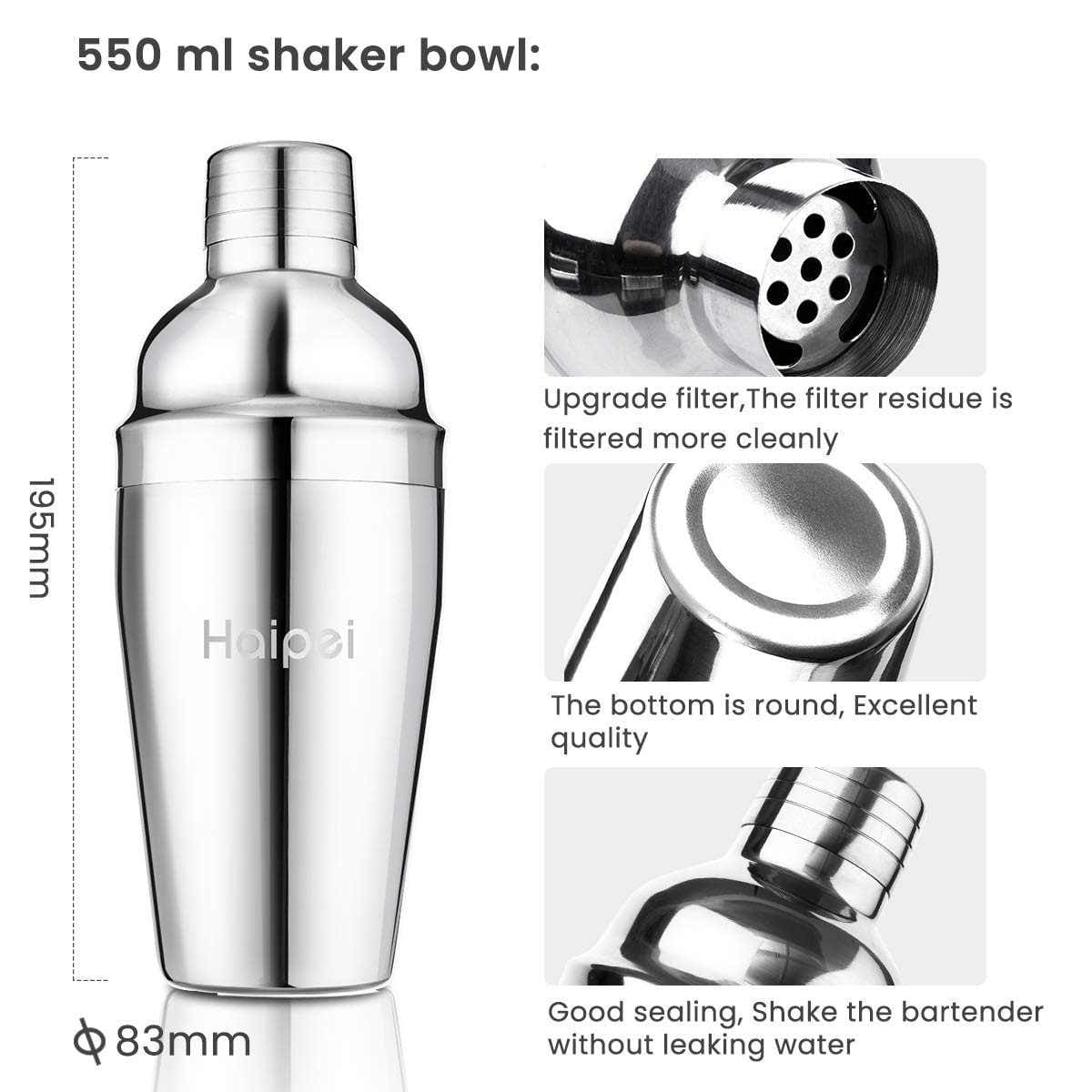 Online Stainless Steel Bar Set