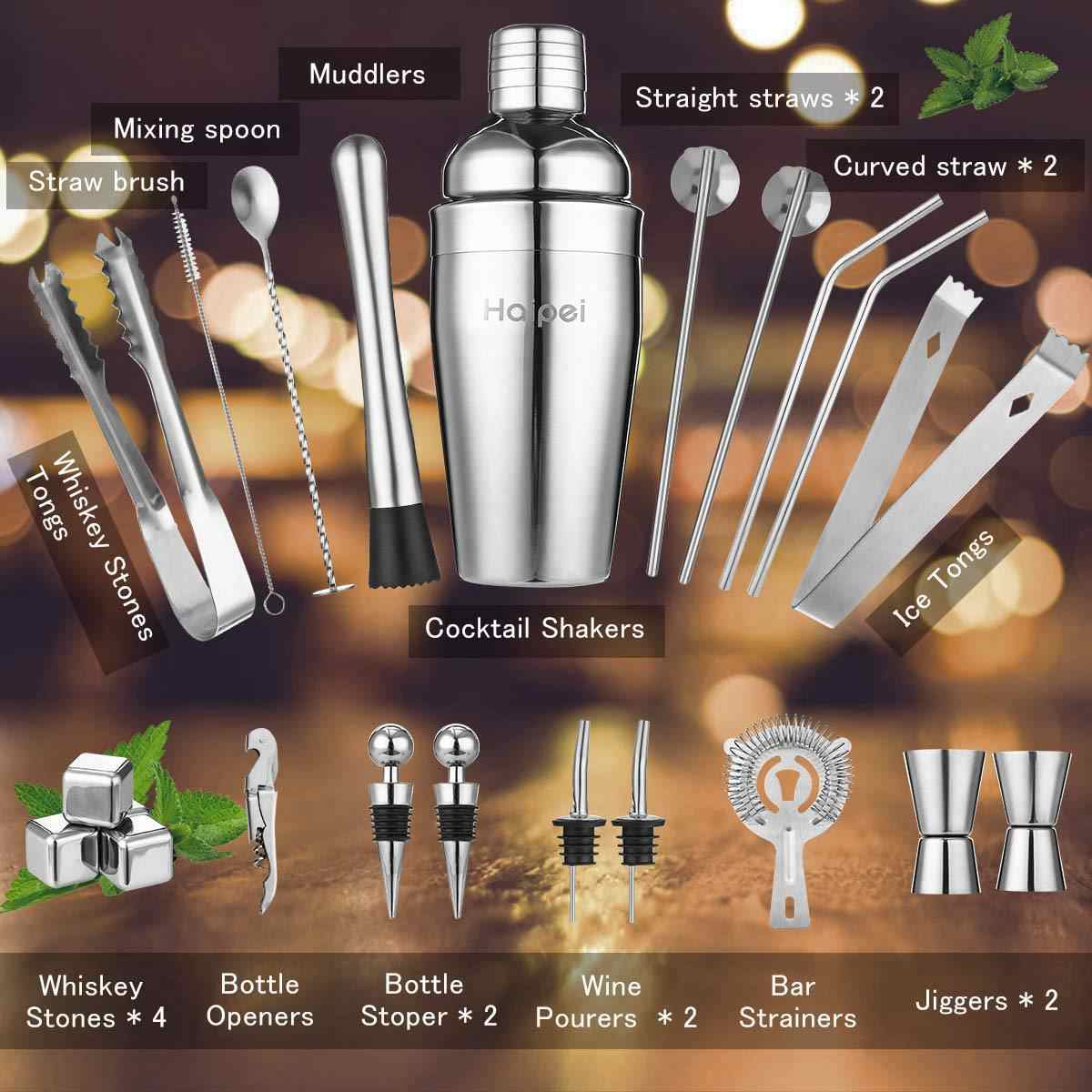Stainless Steel Bar Set