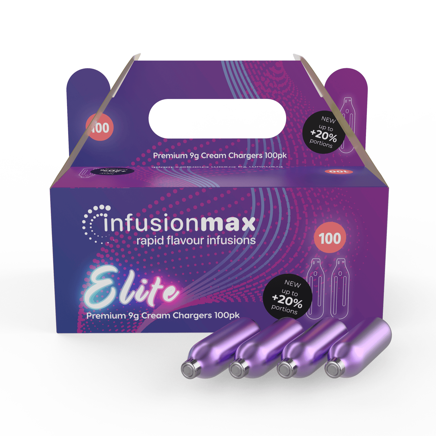 Purple Nitrous Oxide (N2O) 9g Cream Chargers